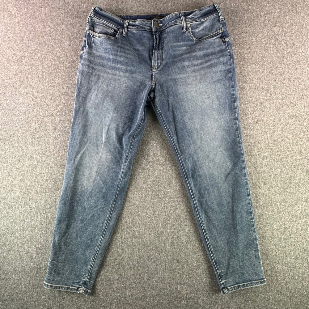 Silver Jeans Co. Jeans Womens 20 Suki Skinny Blue Stretch W93136ECF380